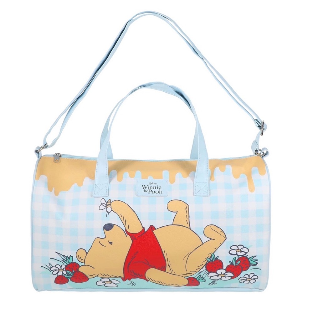 Disney Winnie the Pooh Duffel Bag- Cute Character Design Travel or Gym Bag NWT